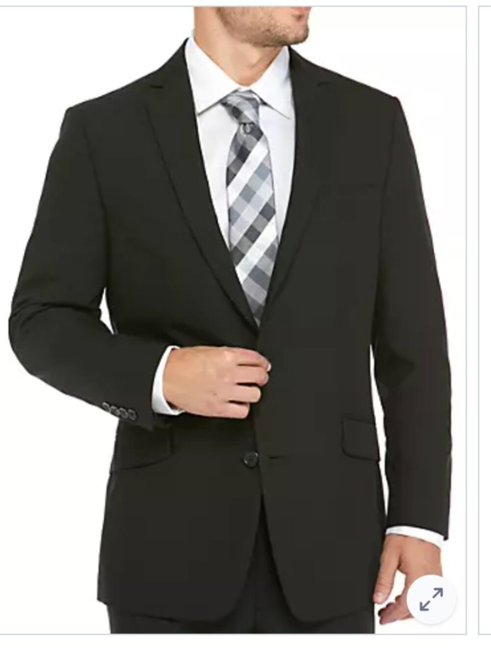 Madison by Belk New Black Suit Separate Coat Jacket 40 Long